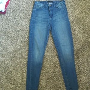 Blue jean jeggings
